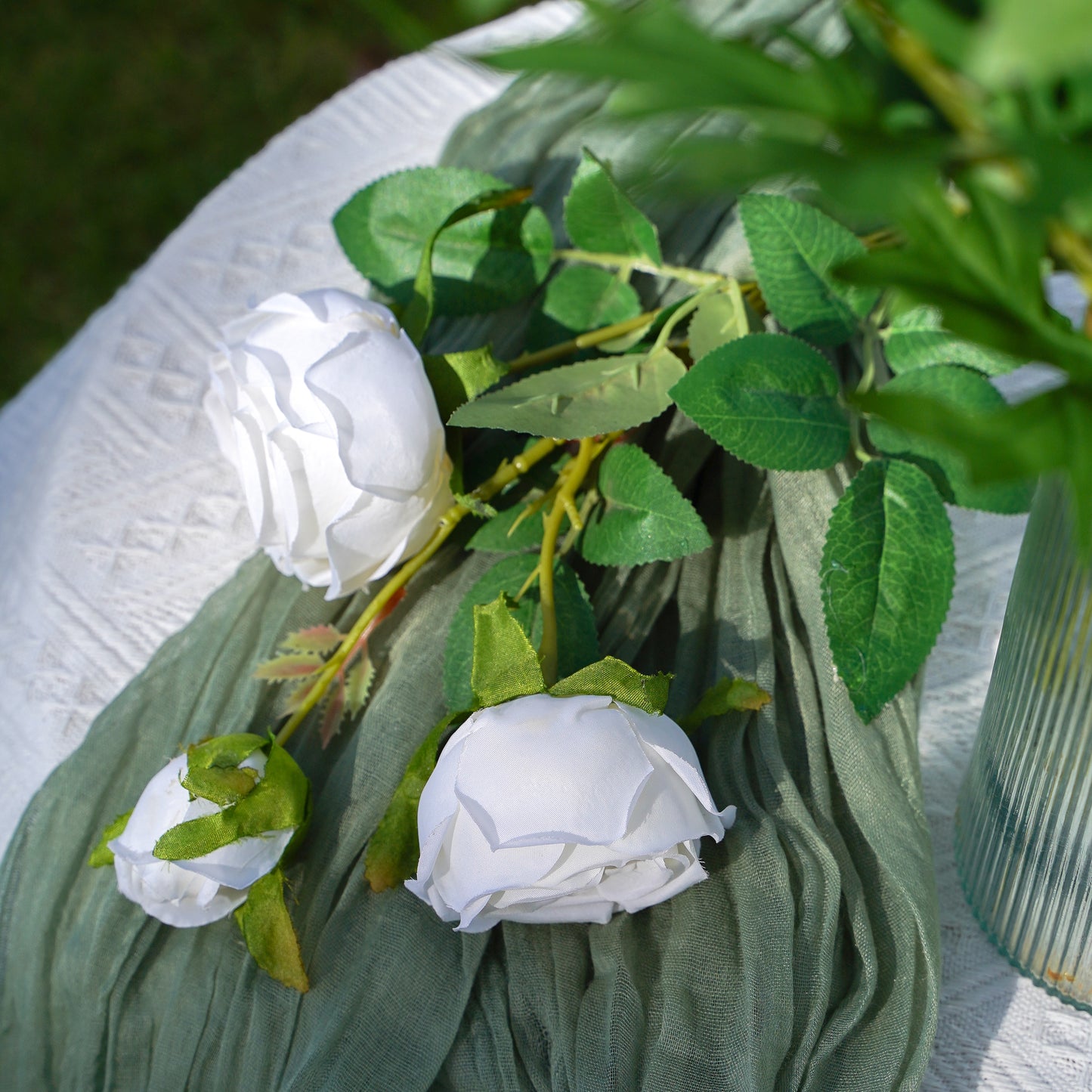 3-Headed Princess Crown Rose - White三叉皇妃玫瑰-白色