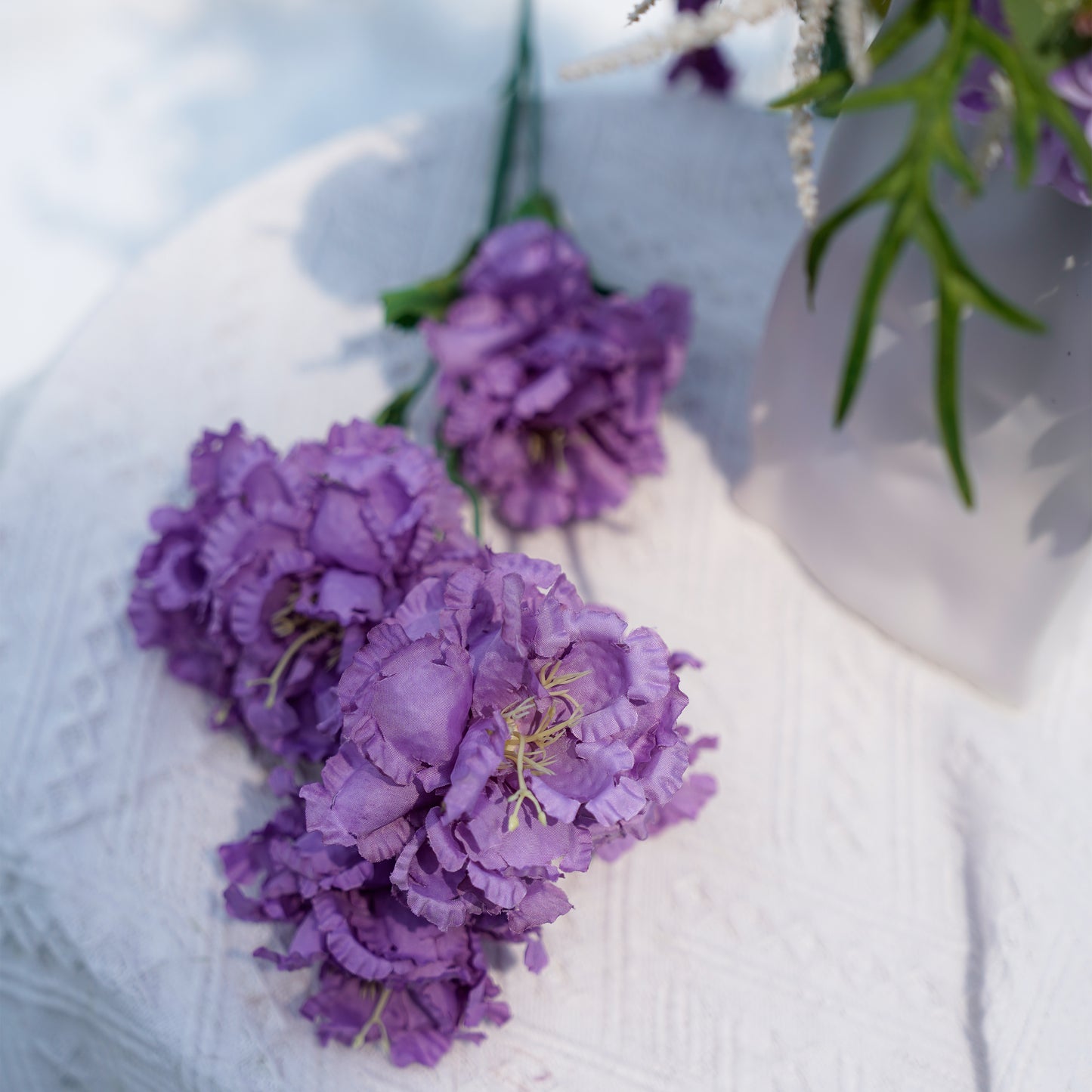 6 stems of Snowball Viburnum - Purple6头雪绒球-紫