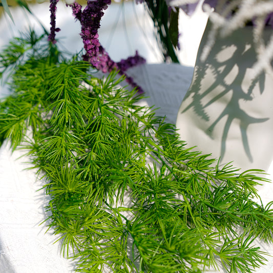 Pine Needle Wall Hanging Vine - Green 松针壁挂藤条-绿