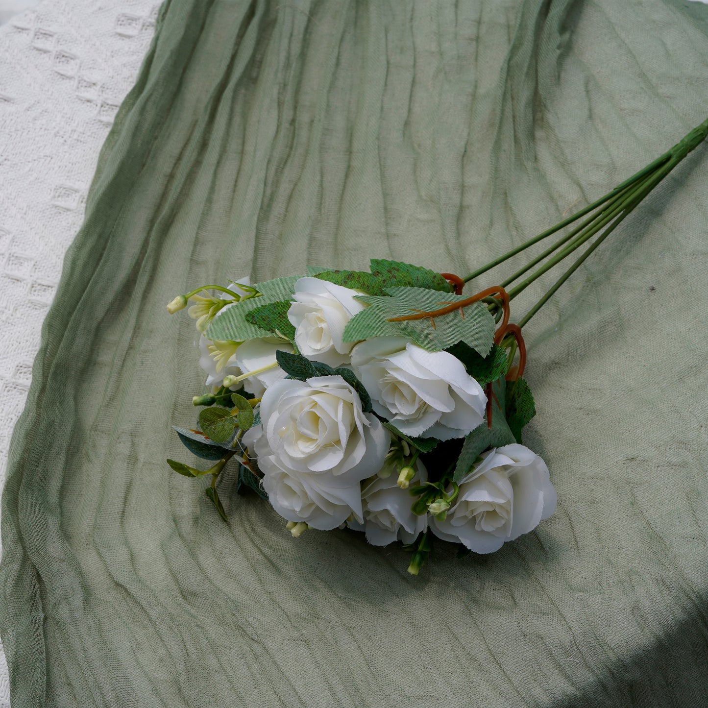 Eucalyptus Pulverulenta Rose - White